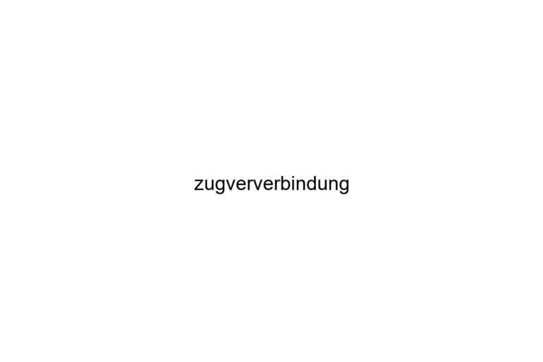 zugververbindung