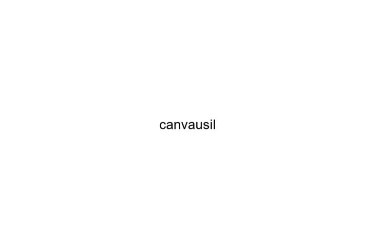 canvausil