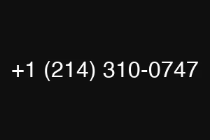 +1 (214) 310-0747