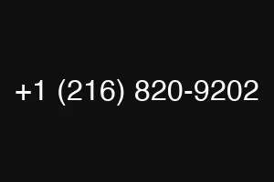 +1 (216) 820-9202