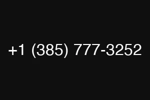 +1 (385) 777-3252