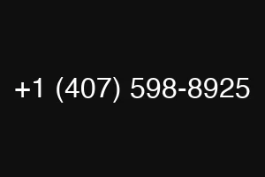 +1 (407) 598-8925