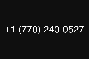 +1 (770) 240-0527