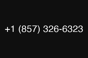 +1 (857) 326-6323