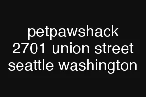 petpawshack 2701 union street seattle washington